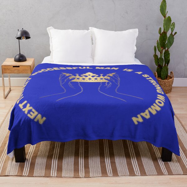 Item preview, Next To Success Man Is A Strong Woman Blue designed and sold by Becooldesing.