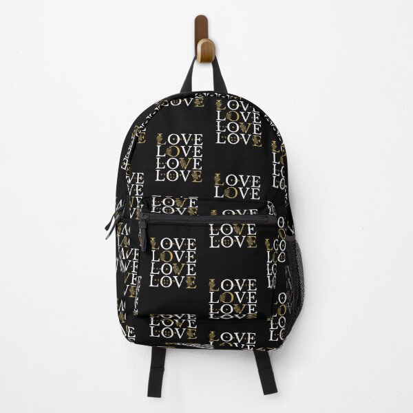 Item preview, Love God First – Floral Christian Love Typography Design - (GOLD/BLACK) designed and sold by Christian1iving.