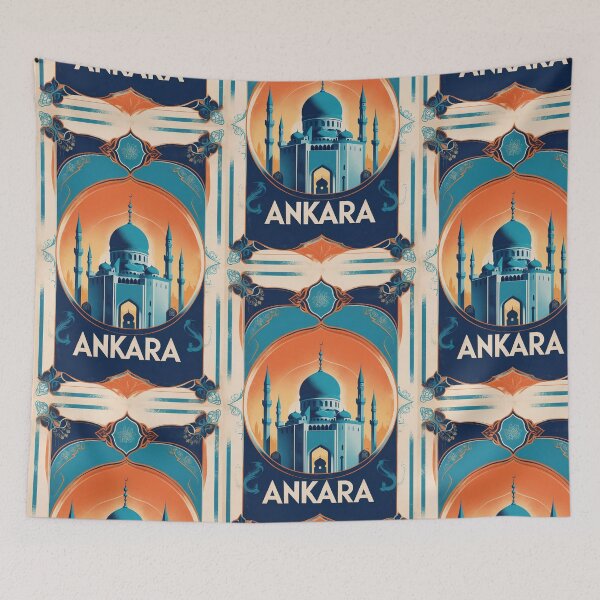 Item preview, Ankara Turkey Vintage Travel Tourism designed and sold by TravelersGems.