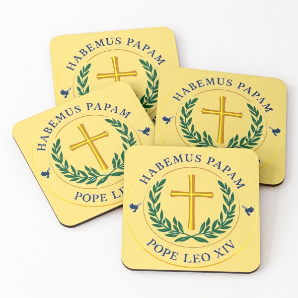 Item preview, Pope Leo XIV Emblem – Habemus Papam Design #2 designed and sold by SteadyRolling.