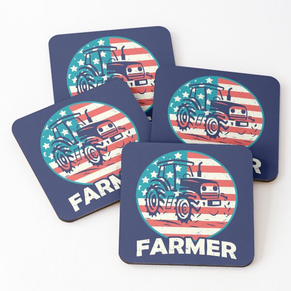 Item preview, Funny USA Tractor Farmer Patriotic 4th of July designed and sold by RayanPod.