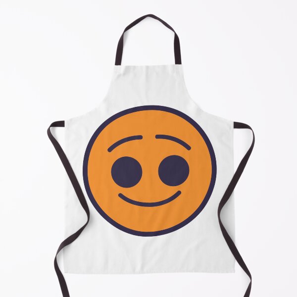 Item preview, Happy Bright Orange yellow smiley face icon with joyful expression Emoji	 designed and sold by AtonuHaque.