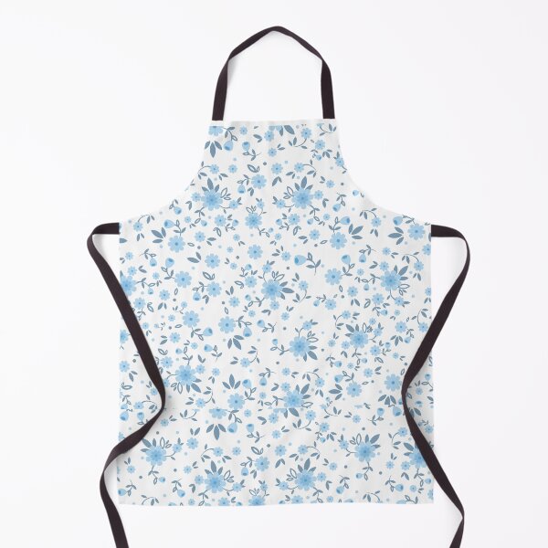 Item preview, Pretty blue floral pattern designed and sold by Jamildesign.