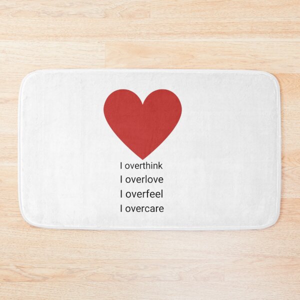 Item preview, I Overthink I Overlove I Overfeel designed and sold by Becooldesing.