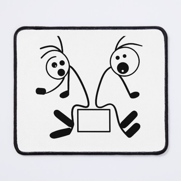 Item preview, Stickmen Just Sitting designed and sold by Kimmy and Zamiah Art.
