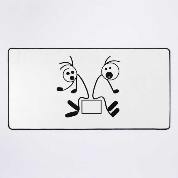 Item preview, Stickmen Just Sitting designed and sold by Kimmy and Zamiah Art.