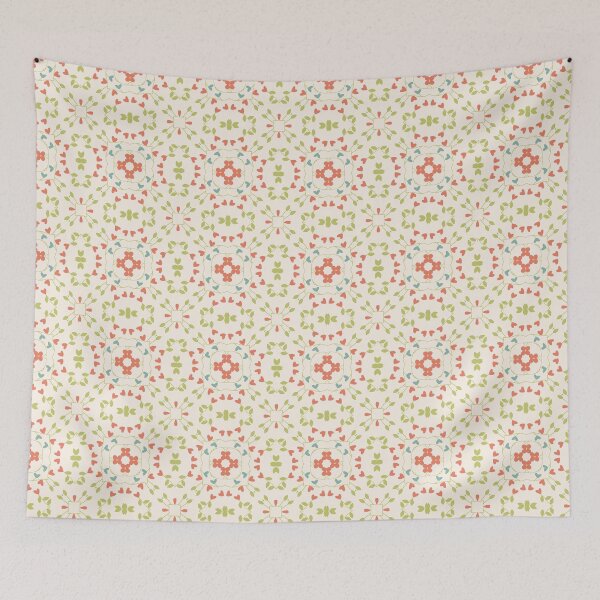 Item preview, vintage abstract colorful seamless repeat pattern designed and sold by Abrahamjrnd.