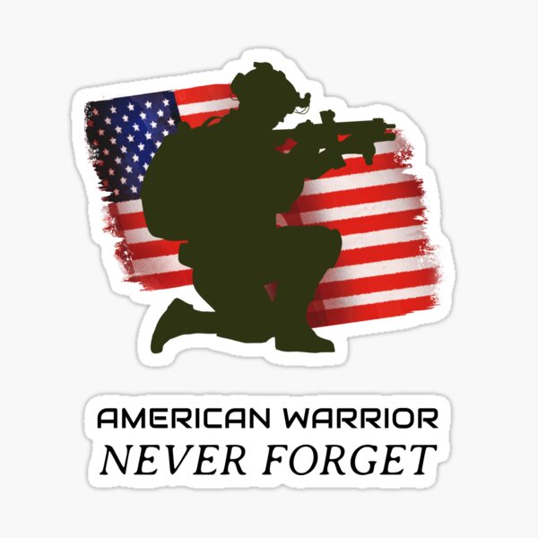 Item preview, American Warrior Never Forget designed and sold by Bankshot325.