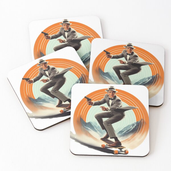 Item preview, 70s Skateboarding Detective designed and sold by Becooldesing.