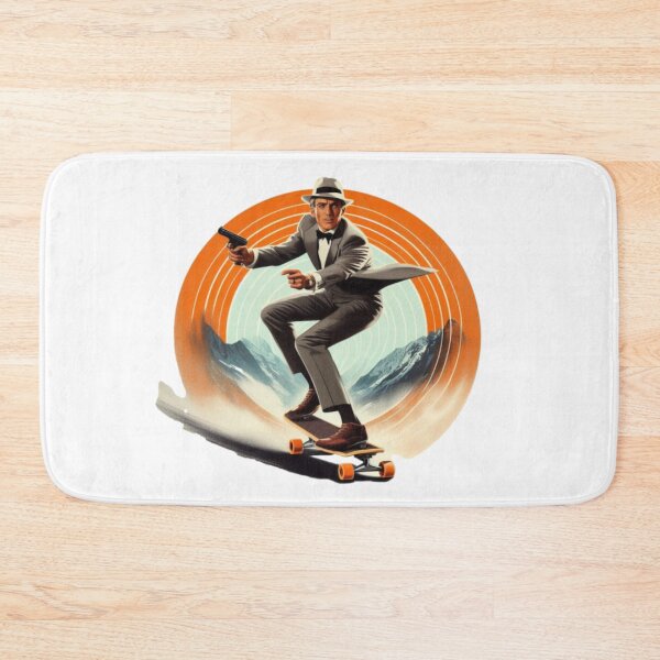 Item preview, 70s Skateboarding Detective designed and sold by Becooldesing.