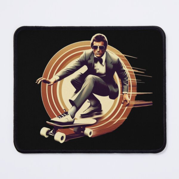 Item preview, 70s Skateboarding Secret Agent designed and sold by Becooldesing.