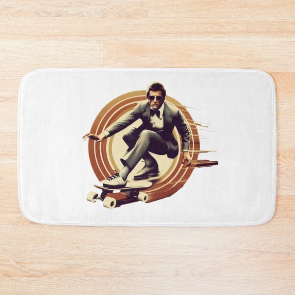 Item preview, 70s Skateboarding Secret Agent designed and sold by Becooldesing.