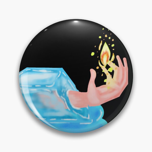 Item preview, Frozen Hand Holding Melting Flame designed and sold by TheWitchCoven.
