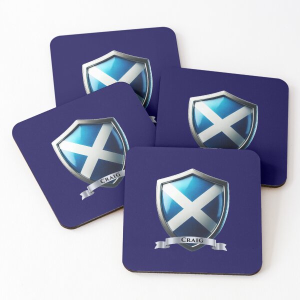 Artikelvorschau, Craig Scottish Shield Stolz der Highlands, geboren unter dem Andreaskreuz entworfen und verkauft von Highlandkings.