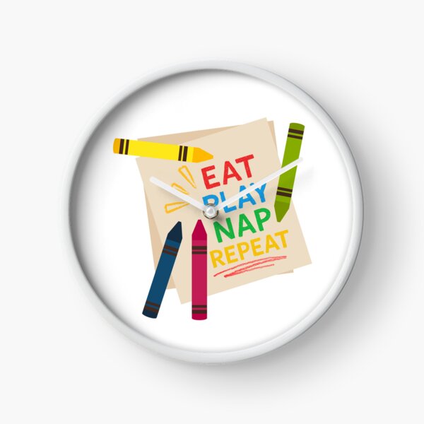 Item preview, Eat Play Nap Repeat Multicolor Kids Tshirt designed and sold by TheClassicMerch.