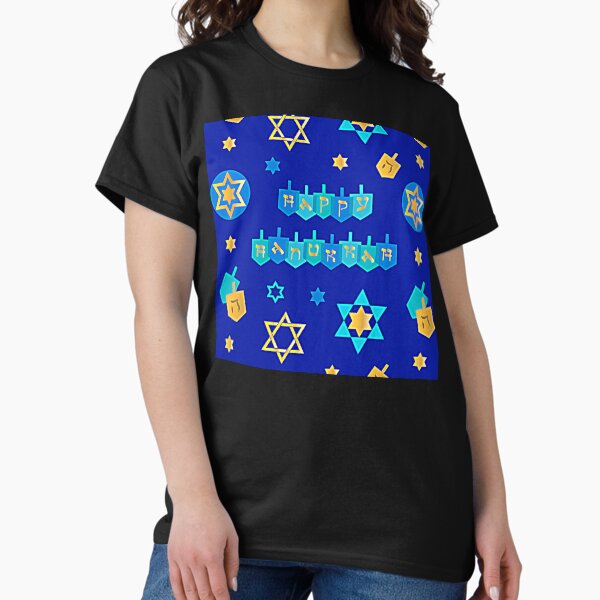 Item preview, Happy Hanukkah Banner with Star of David Pattern designed and sold by DEC02.