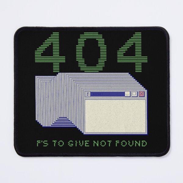 Item preview, 404 F's to Give Not Found – Vintage Tech Attitude designed and sold by Honominu.