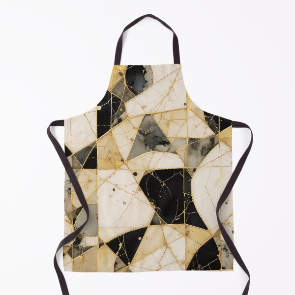 Item preview, Kintsugi Geometric Pattern – Abstract Ceramic-Inspired Art designed and sold by Dino-Lune.
