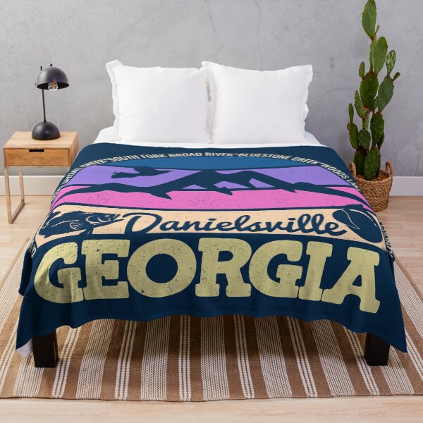 Item preview, Danielsville Georgia Sunset Retro Vintage Local Pride Logo designed and sold by CRHPOD20.