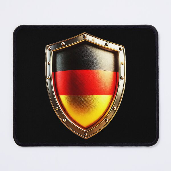 Item preview, German Shield of Strength – Unity and Heritage Emblem designed and sold by Highlandkings.