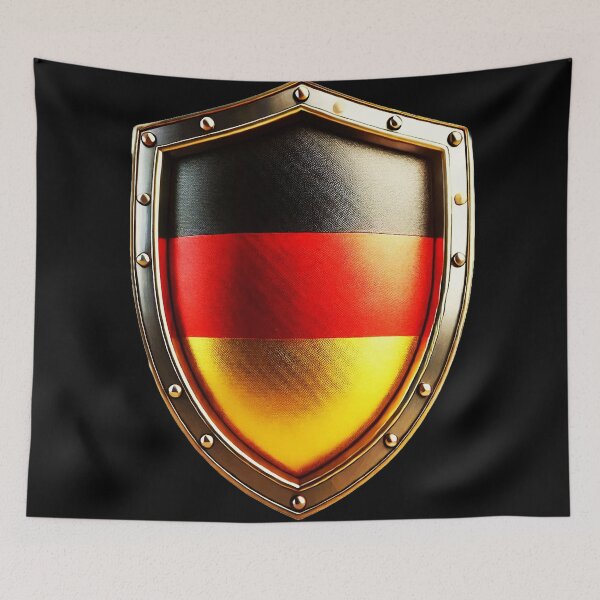 Item preview,  German Shield of Strength – Unity and Heritage Emblem designed and sold by Highlandkings.