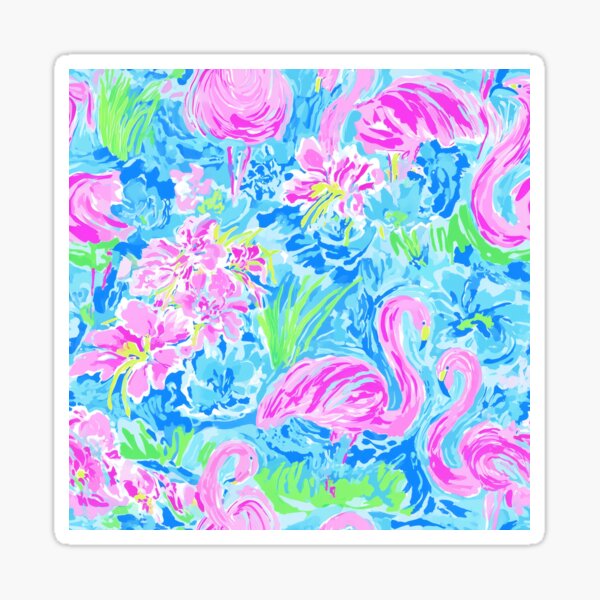 Item preview, Preppy Flamingos designed and sold by Inspired Life Creative .