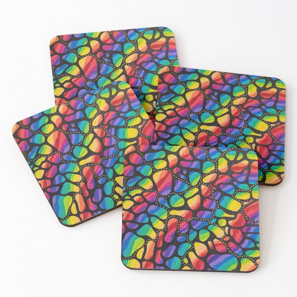 Item preview, Rainbow Pebble Party designed and sold by Technicolor Coats.
