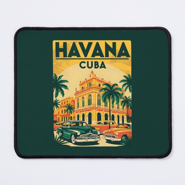 Item preview, A Vintage Travel Illustration of Havana - Cuba designed and sold by GoodOldVintage.