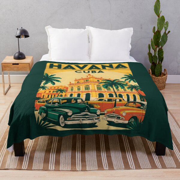 Item preview, A Vintage Travel Illustration of Havana - Cuba designed and sold by GoodOldVintage.