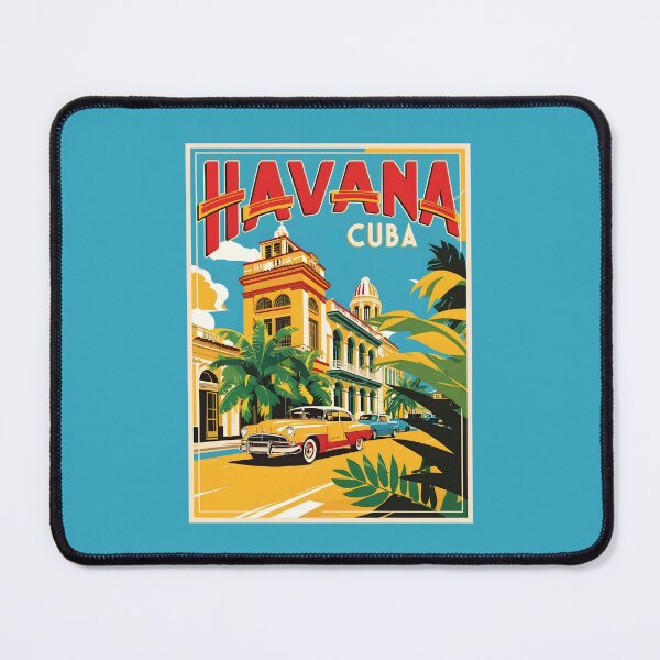 Item preview, A Vintage Travel Illustration of Havana - Cuba designed and sold by GoodOldVintage.