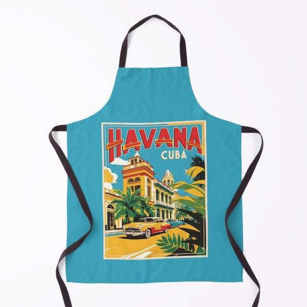 Item preview, A Vintage Travel Illustration of Havana - Cuba designed and sold by GoodOldVintage.