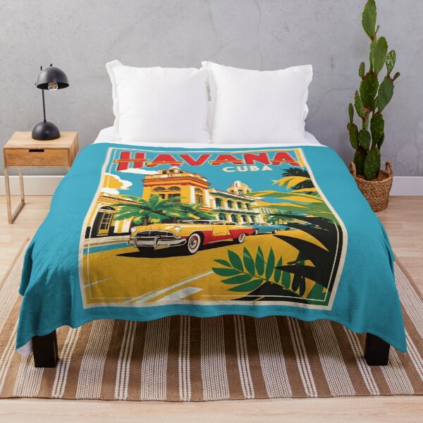 Item preview, A Vintage Travel Illustration of Havana - Cuba designed and sold by GoodOldVintage.