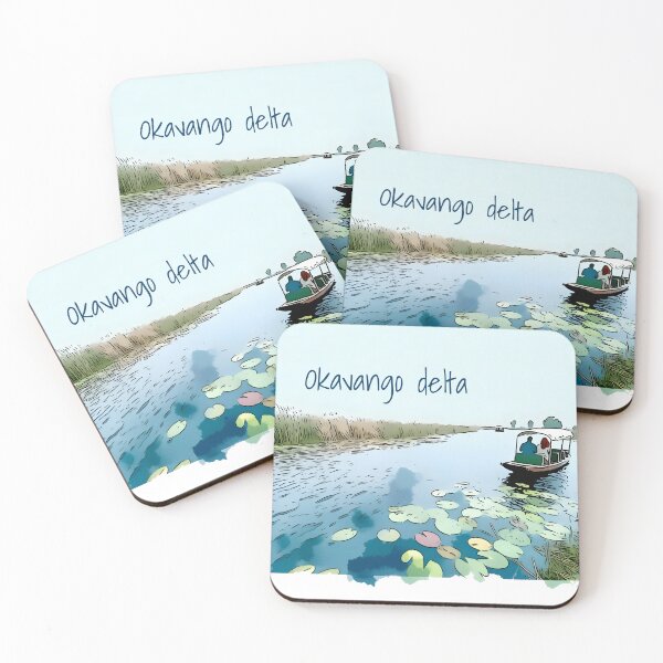 Item preview, Okavango delta, boat drive designed and sold by kalahariart.