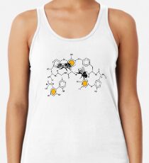 Bees making honey on macromolecular structure as a bee house Women's Tank Top