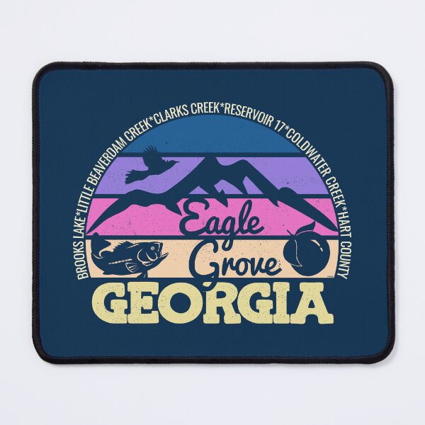 Item preview, Eagle Grove Georgia Sunset Retro Vintage Local Pride Logo designed and sold by CRHPOD20.