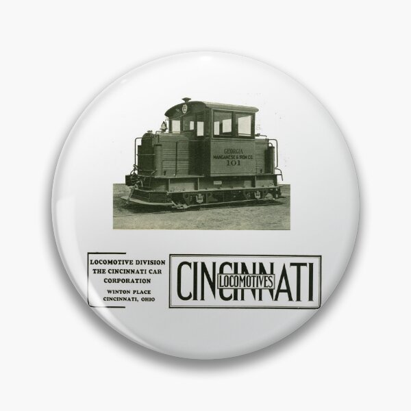 Item preview, Vintage Cincinnati Locomotives - Cincinnati Car Corporation - Winton Place - Cincinnati, Ohio designed and sold by QuayTradingCo.