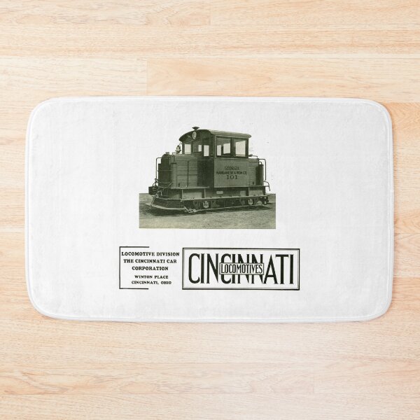 Item preview, Vintage Cincinnati Locomotives - Cincinnati Car Corporation - Winton Place - Cincinnati, Ohio designed and sold by QuayTradingCo.