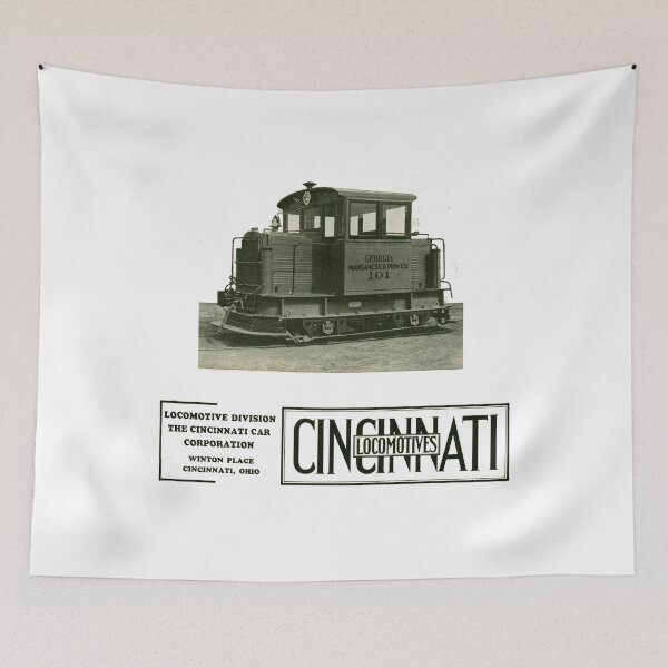 Item preview, Vintage Cincinnati Locomotives - Cincinnati Car Corporation - Winton Place - Cincinnati, Ohio designed and sold by QuayTradingCo.