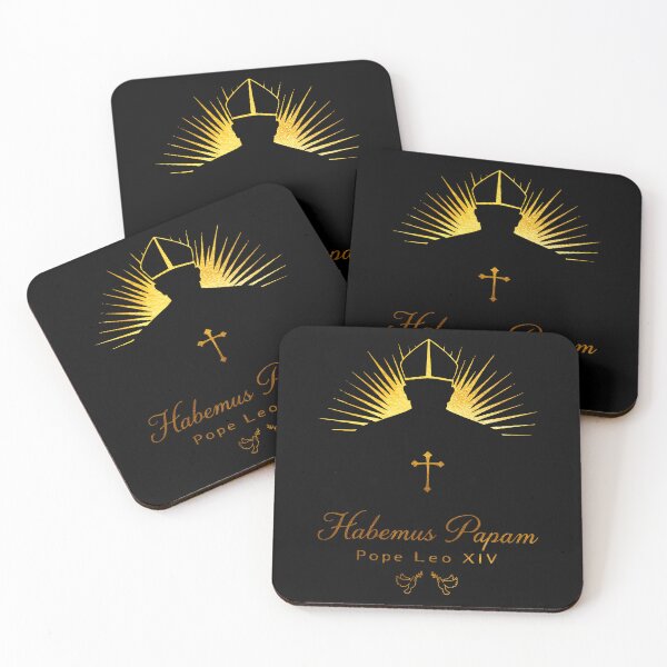 Item preview, Pope Leo XIV – Habemus Papam in Gold designed and sold by SteadyRolling.