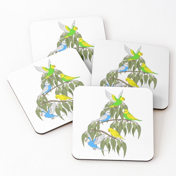Item preview, Budgies in the Bush designed and sold by KLM Designs.