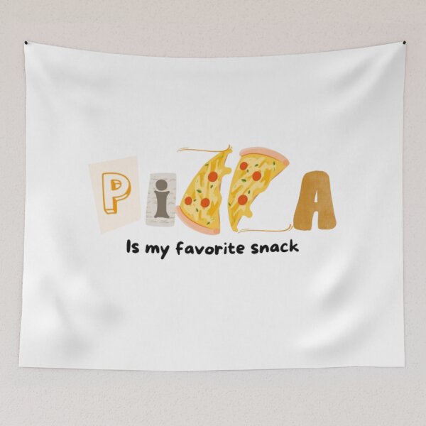 Item preview, Pizza is my favourite snack designed and sold by samahsbd.