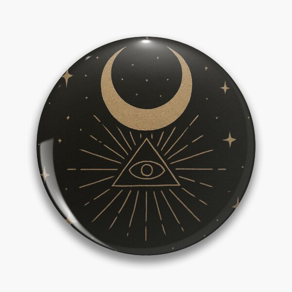 Artikelvorschau, Mystical Eye & Crescent Moon Symbol entworfen und verkauft von Spiritualartz.