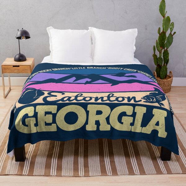 Item preview, Eatonton Georgia Sunset Retro Vintage Local Pride Logo designed and sold by CRHPOD20.
