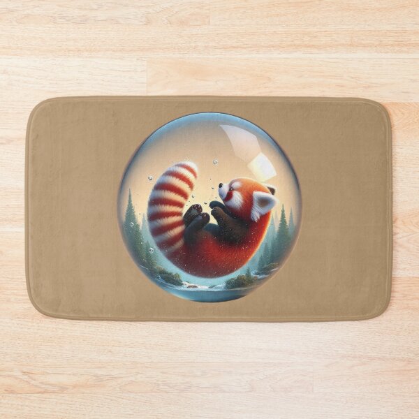 Item preview, Red panda inside a sphere designed and sold by Animals - WildSpirit.
