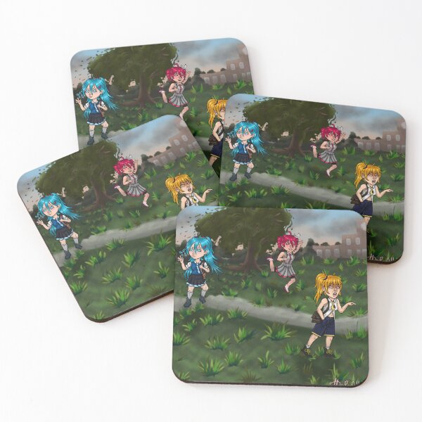Item preview, Hatsune Miku, Akita Neru, Kasane Teto, School Days designed and sold by Raivie.
