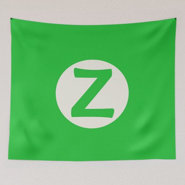 Item preview, letter z green designed and sold by ZiphGames.