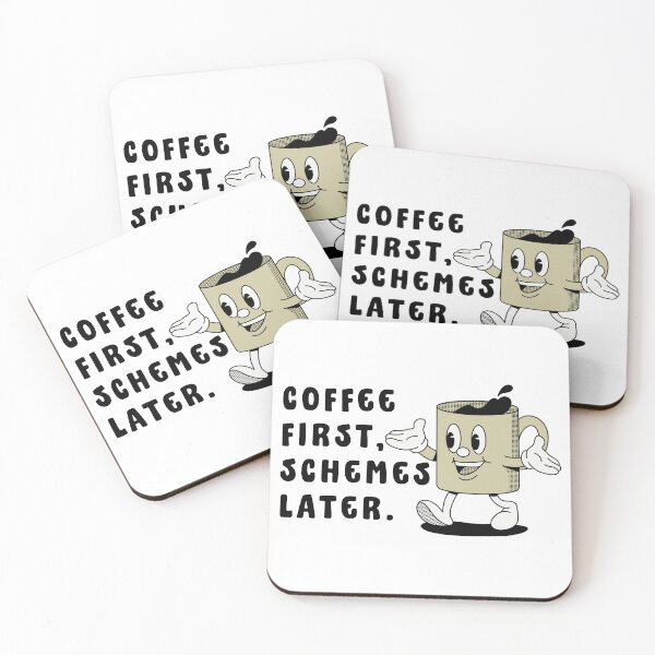 Item preview, Coffee first, schemes later. designed and sold by Chawineiei.