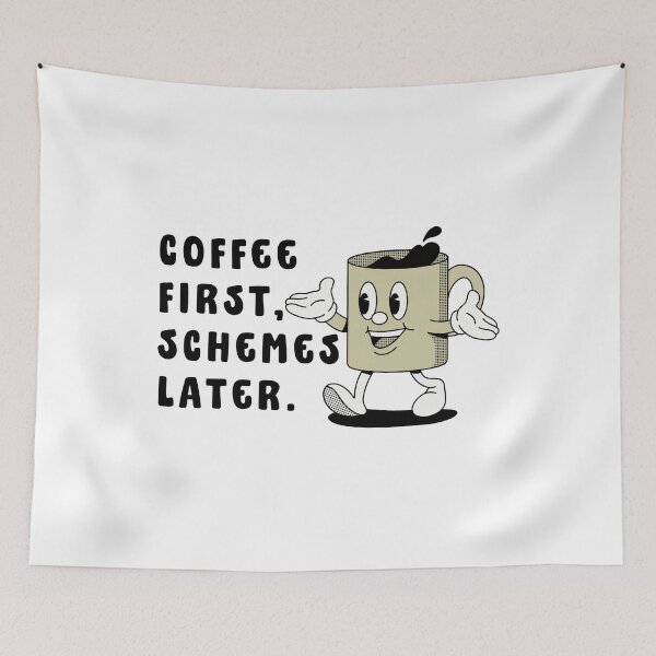 Item preview, Coffee first, schemes later. designed and sold by Chawineiei.