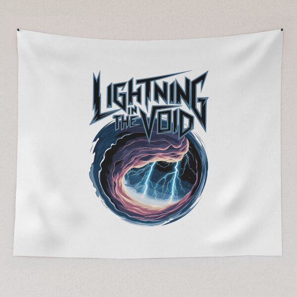 Item preview, Lightning in the Void Cosmic Storm Digital Art designed and sold by Zanigold.
