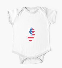 4th of July independence day usa Georgia State One Piece - Short Sleeve